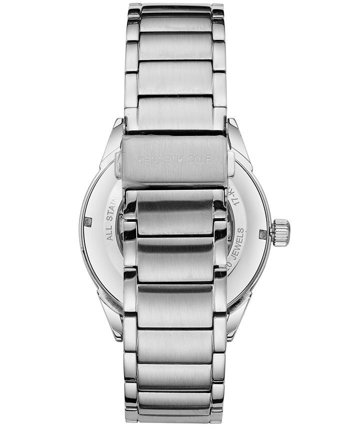 Kenneth Cole New York Men's Automatic Stainless Steel Bracelet Watch ...