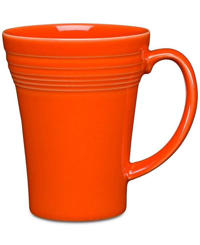 Fiesta Poppy 19 oz Bistro Latte Mug Macy's