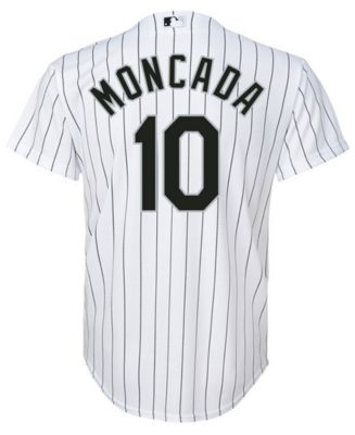 Men's Chicago White Sox Yoan Moncada Majestic Alternate Black Official Cool  Base Replica Player Jersey