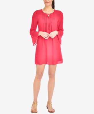 NY Collection - Petite Chiffon Peasant Dress