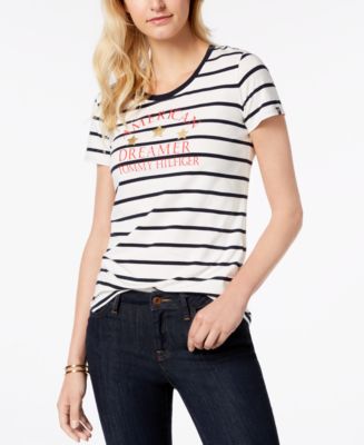 elleve smertestillende medicin hun er Tommy Hilfiger American Dreamer Striped T-Shirt, Created for Macy's - Macy's