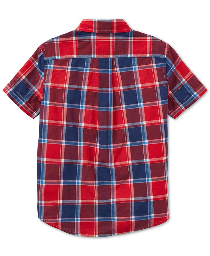 Polo Ralph Lauren Little Boys Cotton Madras Sport Shirt & Reviews ...