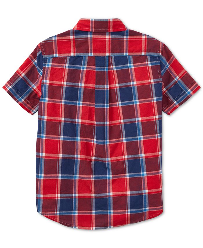 Polo Ralph Lauren Big Boys Plaid Cotton Madras Shirt Macy's