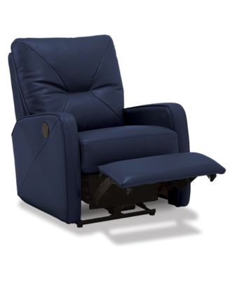 navy blue wall hugger recliner