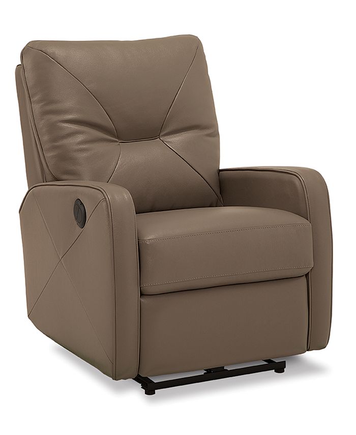 Furniture Finchley Leather Power Wallhugger Recliner Macy's