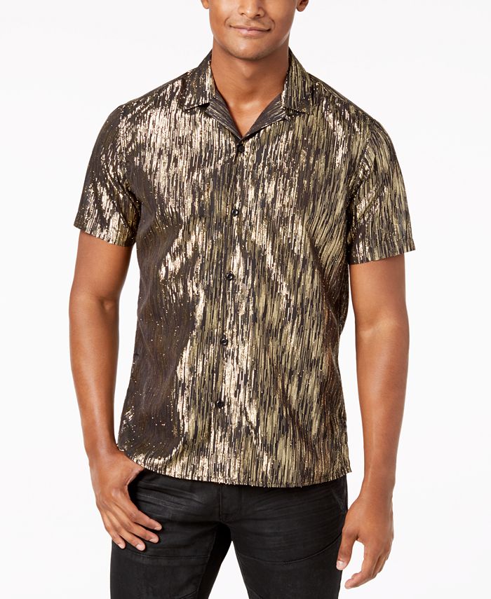 INC International Concepts INC Men's Lurex Shirt, Created for Macy's ...
