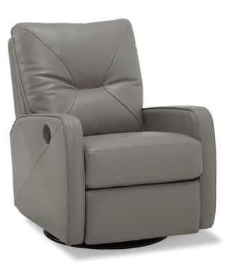Finchley Leather Power Swivel Glider Recliner