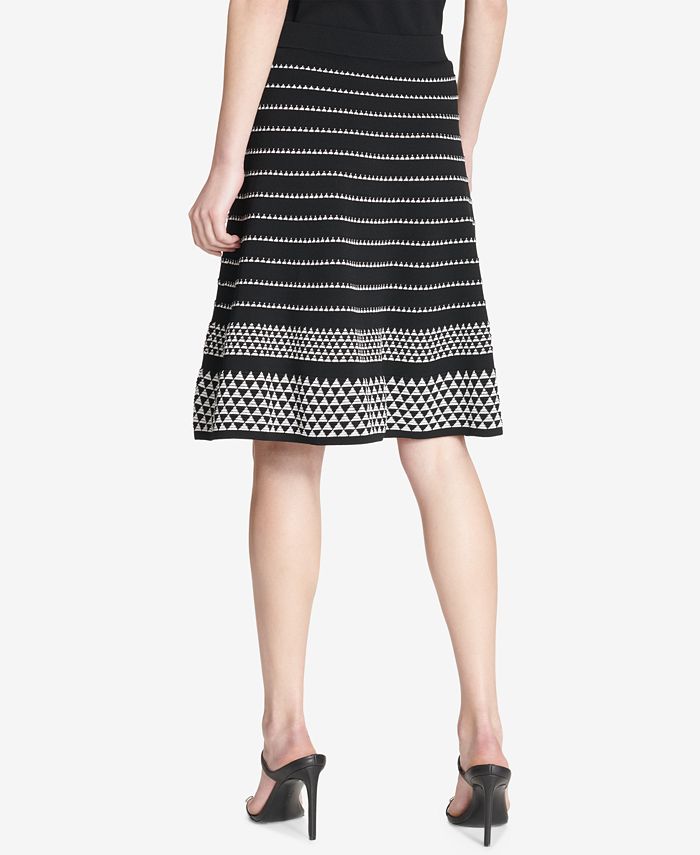 Calvin Klein Textured A-Line Sweater Skirt - Macy's