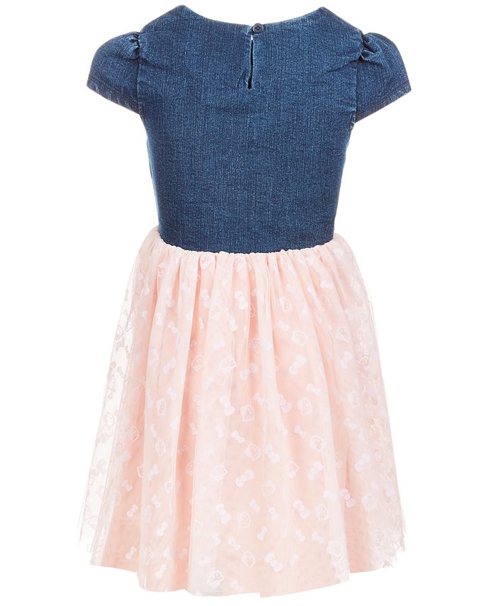 Hello Kitty Little Girls Denim Tutu Dress Macy's