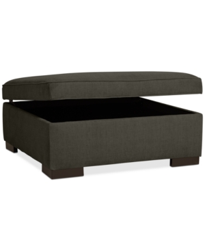 FURNITURE RADLEY 36" FABRIC STORAGE OTTOMAN, CREATED FOR MACY'S