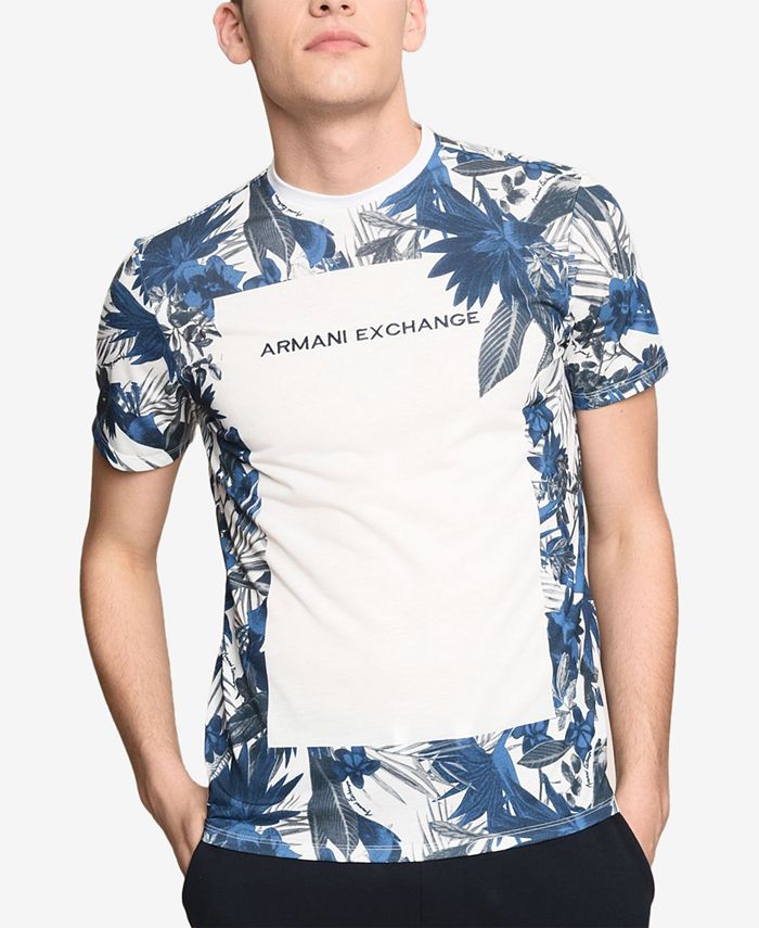 A|X Armani Exchange Men's Palm Tree T-Shirt - Macy's