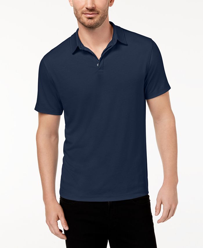 Alfani Men's Soft Touch Stretch Polo, Created for Macy's - Macy's