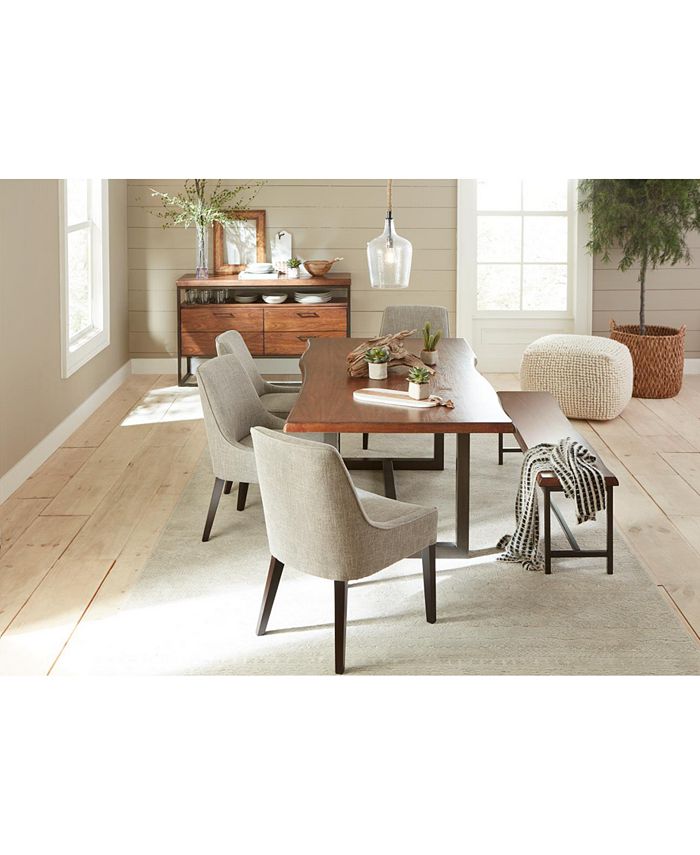 Furniture Everly Dining Chair, 4Pc. Set (4 Square Back Side Chairs