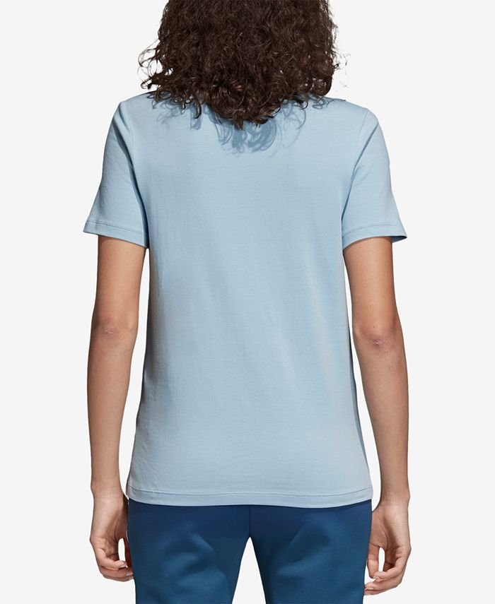 adidas adicolor Cotton Trefoil T-Shirt - Macy's