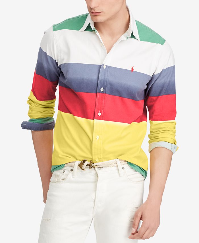 Polo Ralph Lauren Men's CP-93 Cotton Oxford Shirt & Reviews - Casual  Button-Down Shirts - Men - Macy's