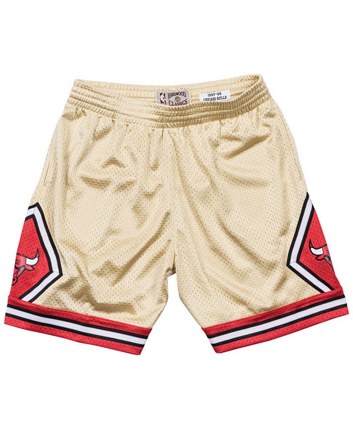 Mitchell & Ness Men's Chicago Bulls Gold Collection Swingman Shorts ...