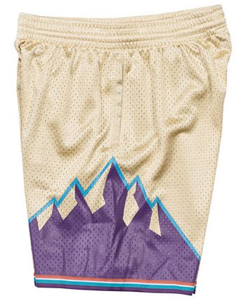 Mitchell & Ness Men Utah Jazz Gold Collection Swingman Shorts