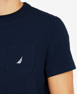 Men's Classic-Fit Solid Crew-Neck Pocket T-Shirt