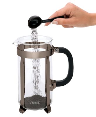 Bonjour Stainless Steel & Glass 33.8-Oz. French Press - Macy's