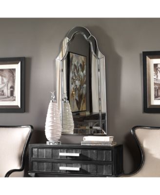 Uttermost Hovan Frameless Arched Mirror