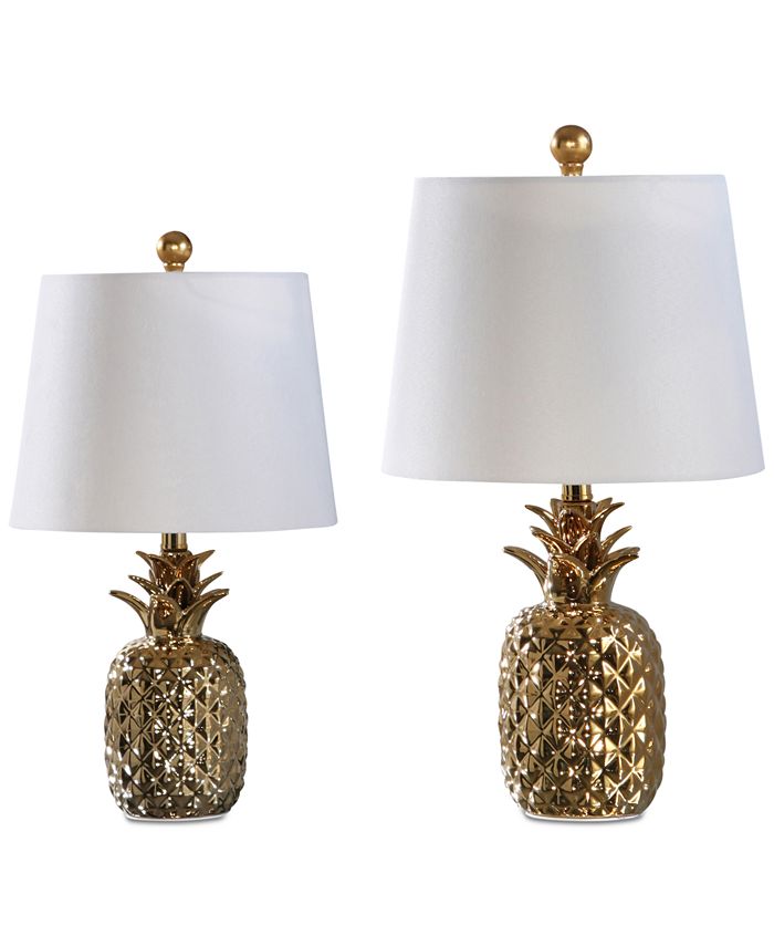 Abbyson Living Set of 2 Alina Gold Table Lamps Macy's