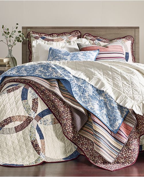 Martha Stewart Collection Farm House Quilt Sham Collection