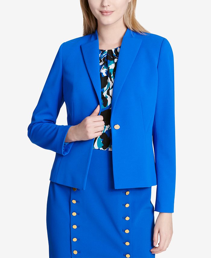 Calvin Klein OneButton Blazer Macy's