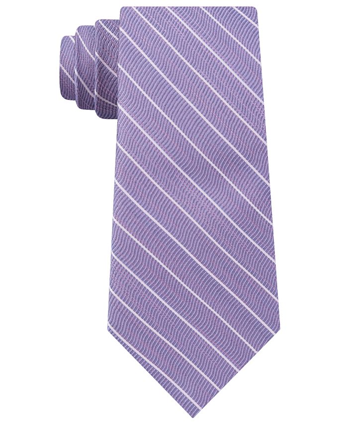 DKNY Men's Stripe Slim Tie - Macy's