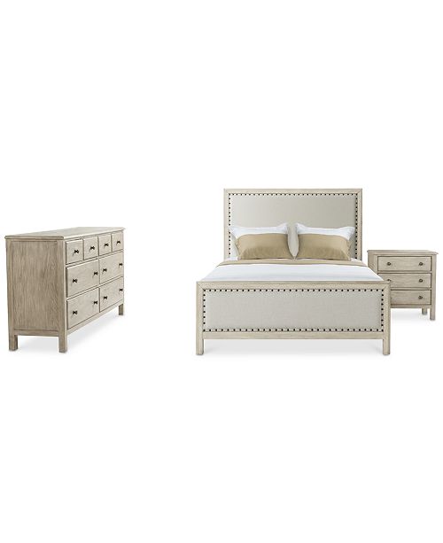 Furniture Parker Upholstered Bedroom Furniture 3 Pc Set King