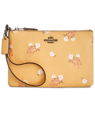 COACH - Small Floral Bow Wristlet