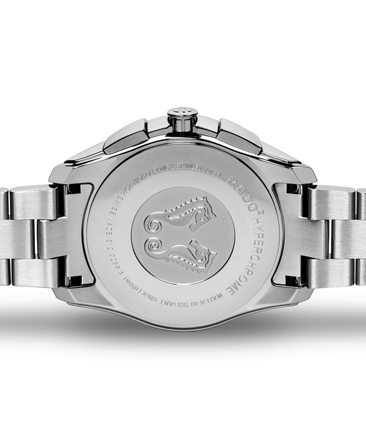 Shop Rado Men's Swiss Chronograph Hyperchrome Stainless Steel Bracelet Watch 44.9mm In No Color