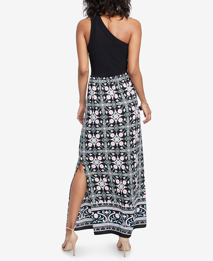 RACHEL Rachel Roy OneShoulder Contrast Maxi Dress, Created for Macy's