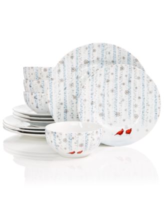 macy's christmas dinnerware