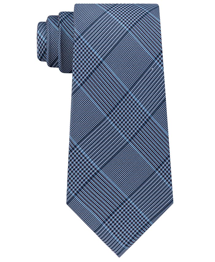 Michael Kors Men's Plaid Silk Tie - Macy's