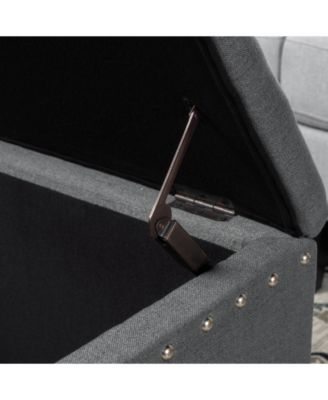 Vincy Studded Storage Bench