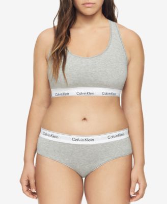 Plus Size Modern Cotton Logo Hipster Underwear QF5118