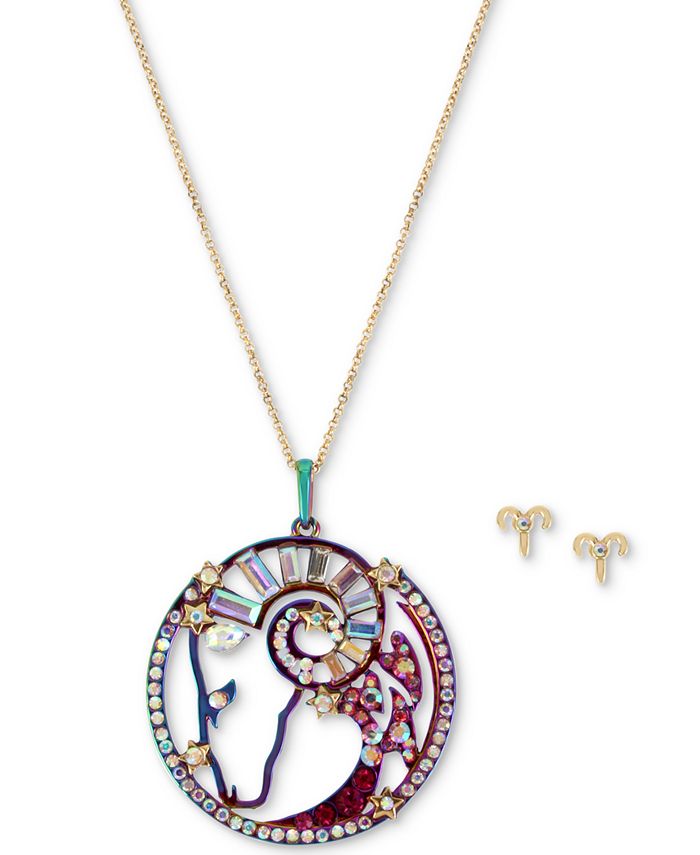 Macy's zodiac necklace hot sale