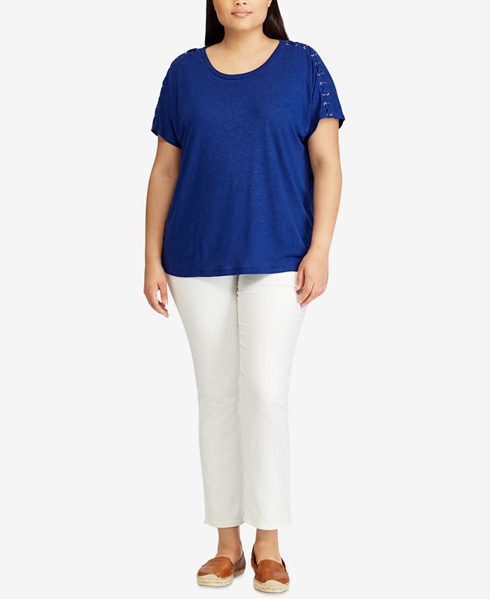 Lauren Ralph Lauren Plus Size Straight Fit Top Macy's