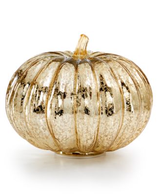 Martha Stewart Collection - LED Short Glass Pumpkin