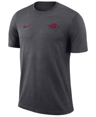 Nike Men's Arkansas Razorbacks Dri-Fit Coaches T-Shirt - Macy's