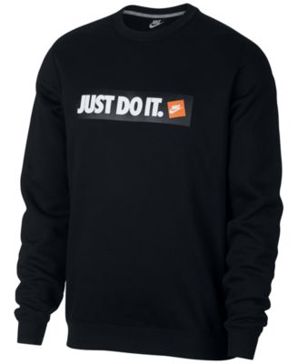 nike just do it sweatshirt mens