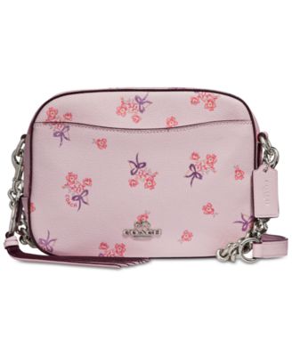 coach camera bag floral