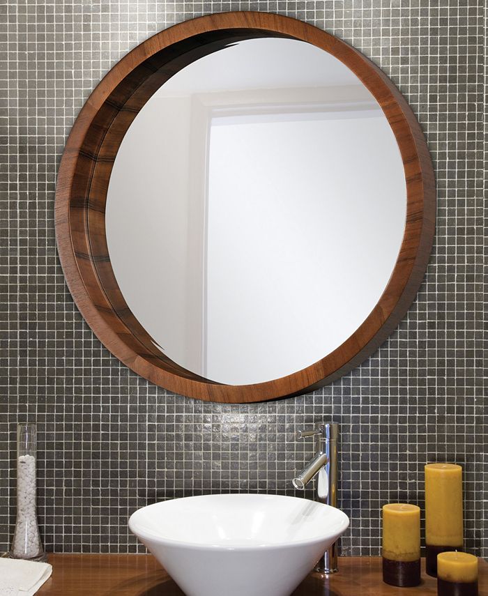 Furniture - Brybjar Veneer Wall Mirror, Quick Ship