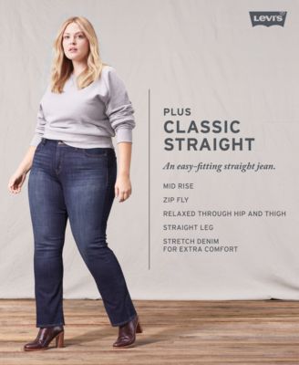 ladies plus size levi jeans
