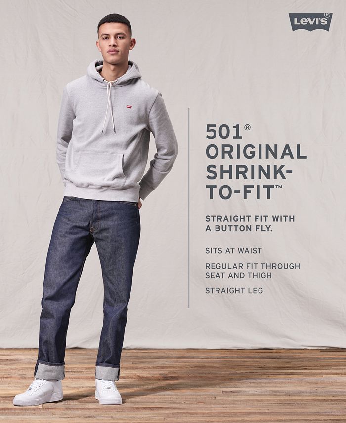 Levi's Men's 501 Original Shrink-to-Fit Jeans 