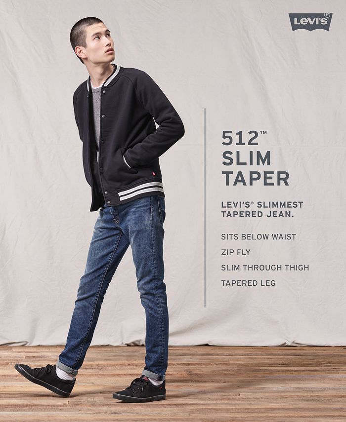 Levi's Men's 512 Slim Tapered Eco Performance Jeans & Reviews - Jeans ...