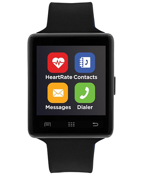 iTouch Air 2 Smartwatch 45mm Black Case with Black Strap & Reviews ...