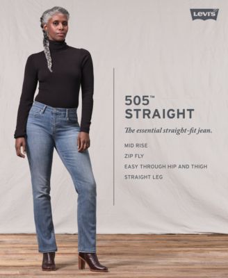 levi's straight leg jeans womens