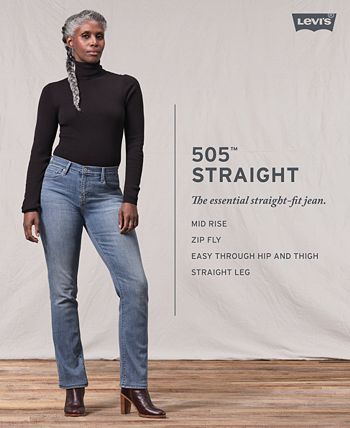 Women's 505 Straight-Leg Jeans Short - Macy's
