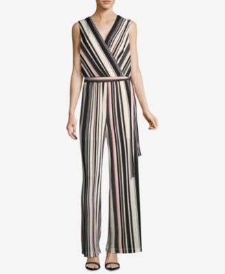 eci striped jumpsuit